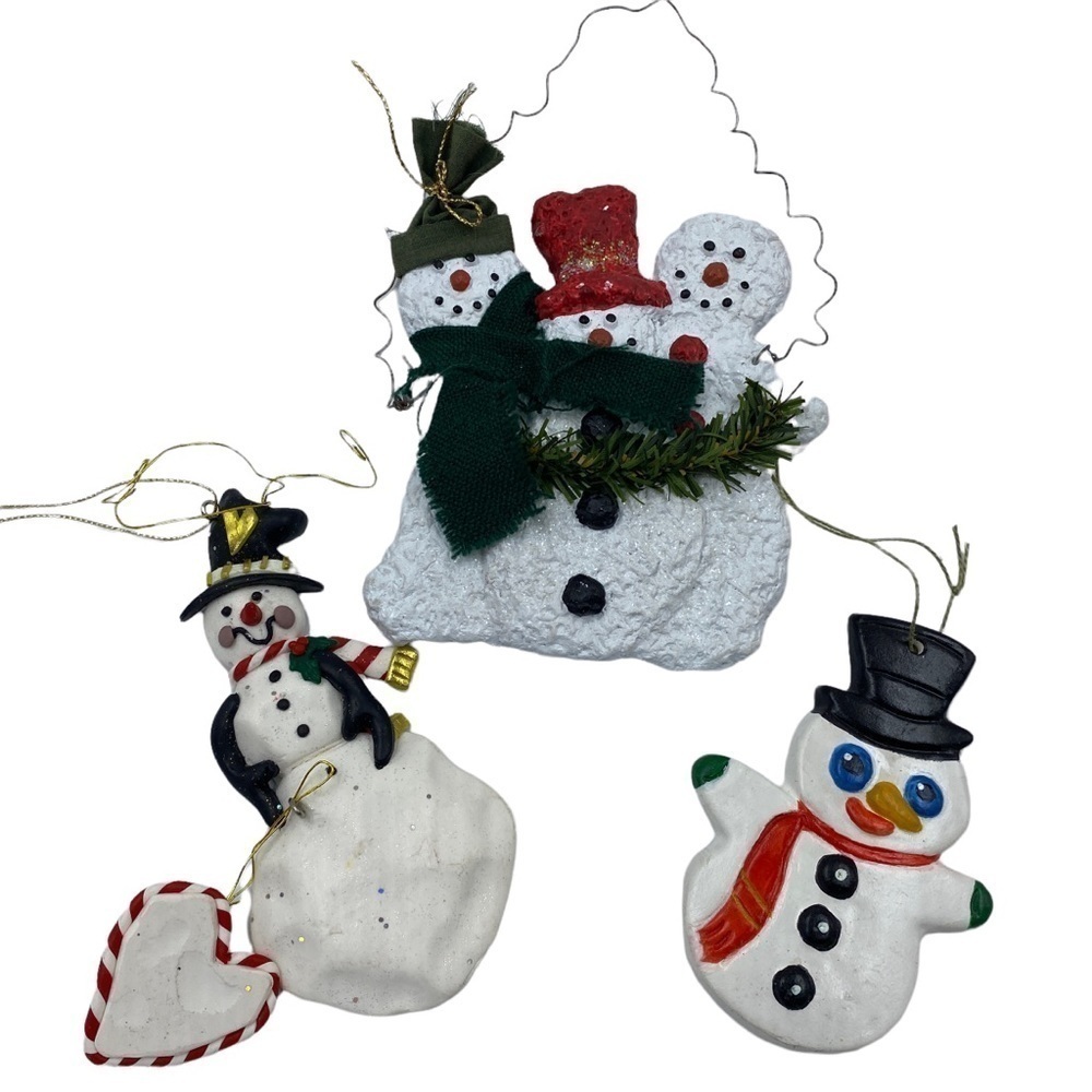Snowman ⛄ Ornaments 3 Pieces
